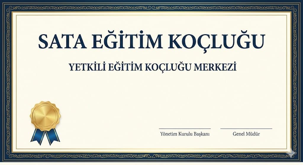 Eğitim Koçluğu Uygulayıcı Yetki Belgesi