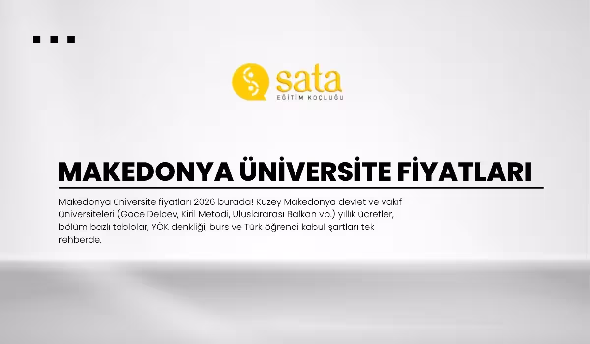 Makedonya Üniversite Fiyatları